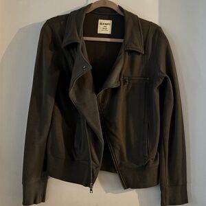 Old Navy Cotton Jersey Biker Jacket